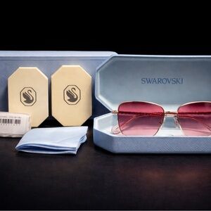 Swarovski Rose-Tinted Sunglasses